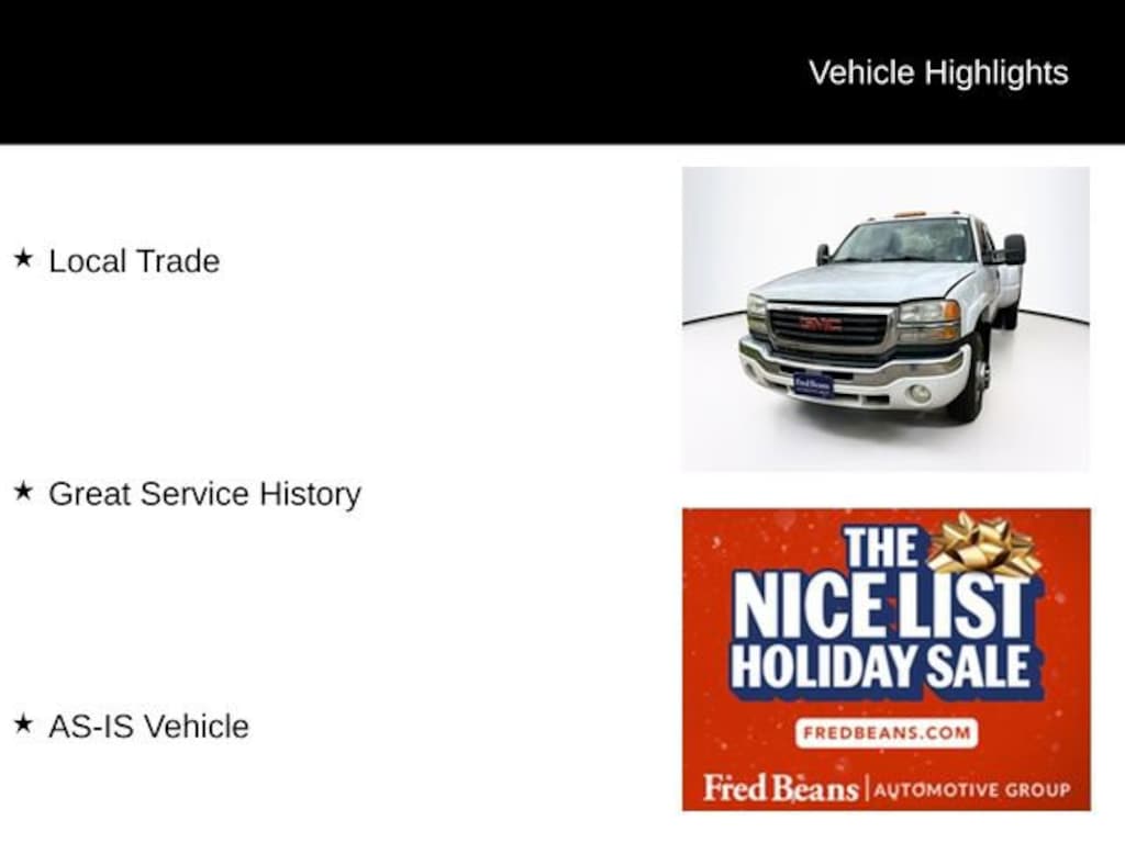 Used 2006 GMC Sierra 3500 HD DRW SLE2 Truck