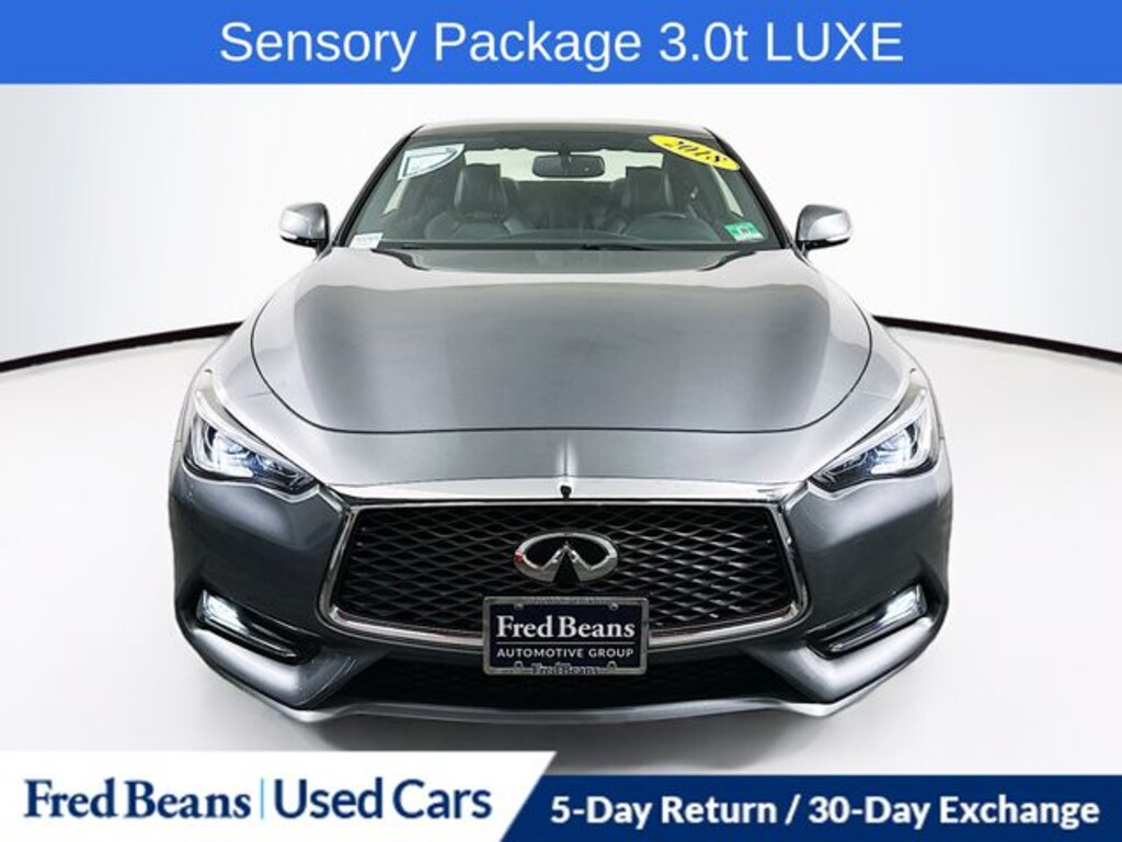 Used 2018 INFINITI Q60 3.0t Luxe Coupe