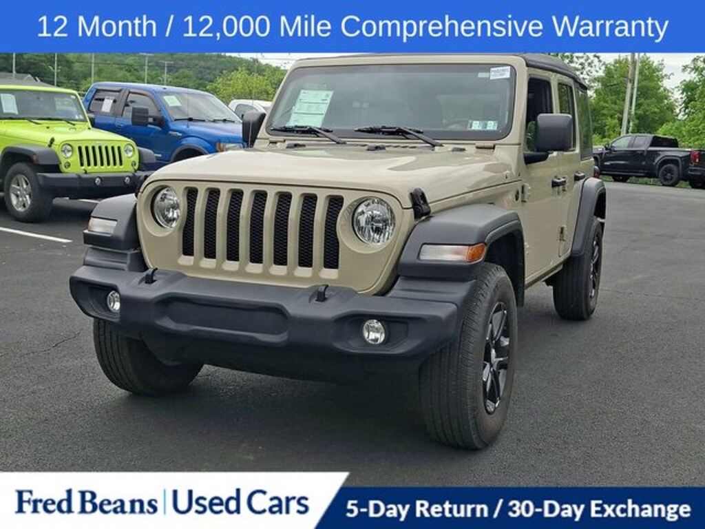 Certified 2022 Jeep Wrangler Unlimited Sport S SUV