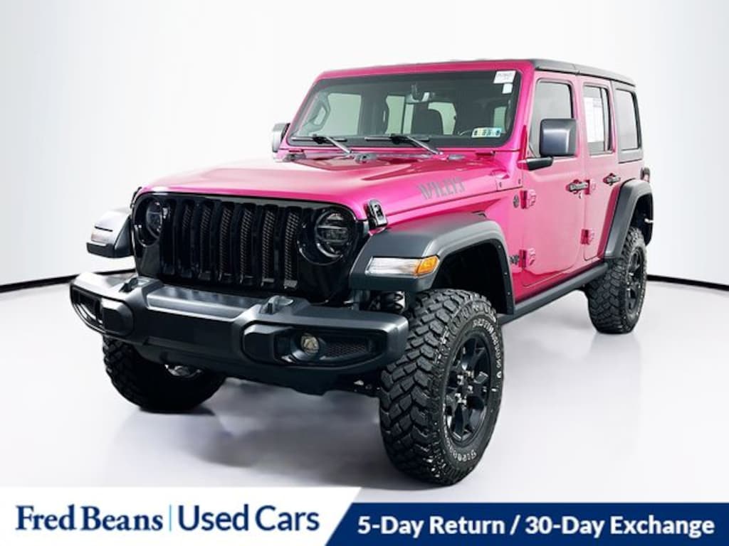 Used 2021 Jeep Wrangler Unlimited Willys SUV