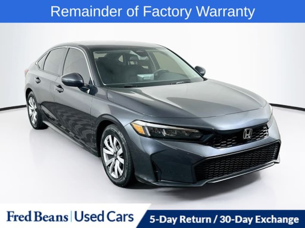 Used 2025 Honda Civic LX Sedan