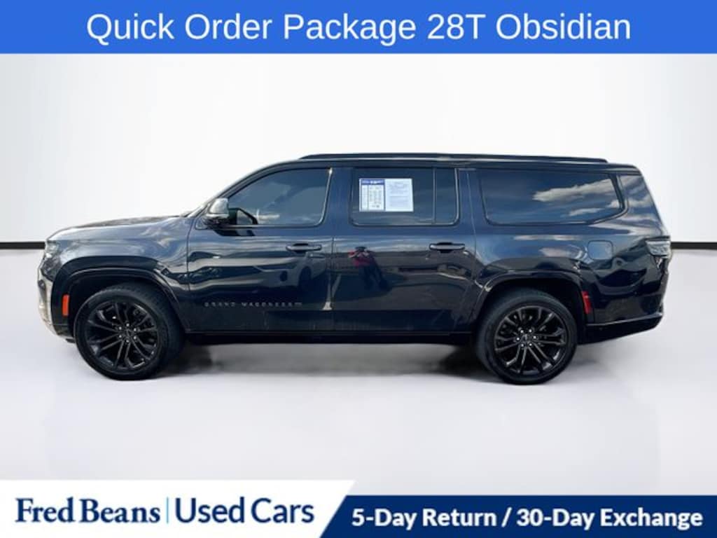 Certified 2024 Jeep Grand Wagoneer L Obsidian SUV
