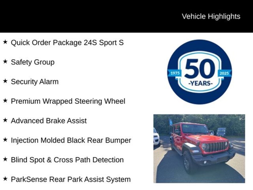 Used 2025 Jeep Wrangler Sport S SUV