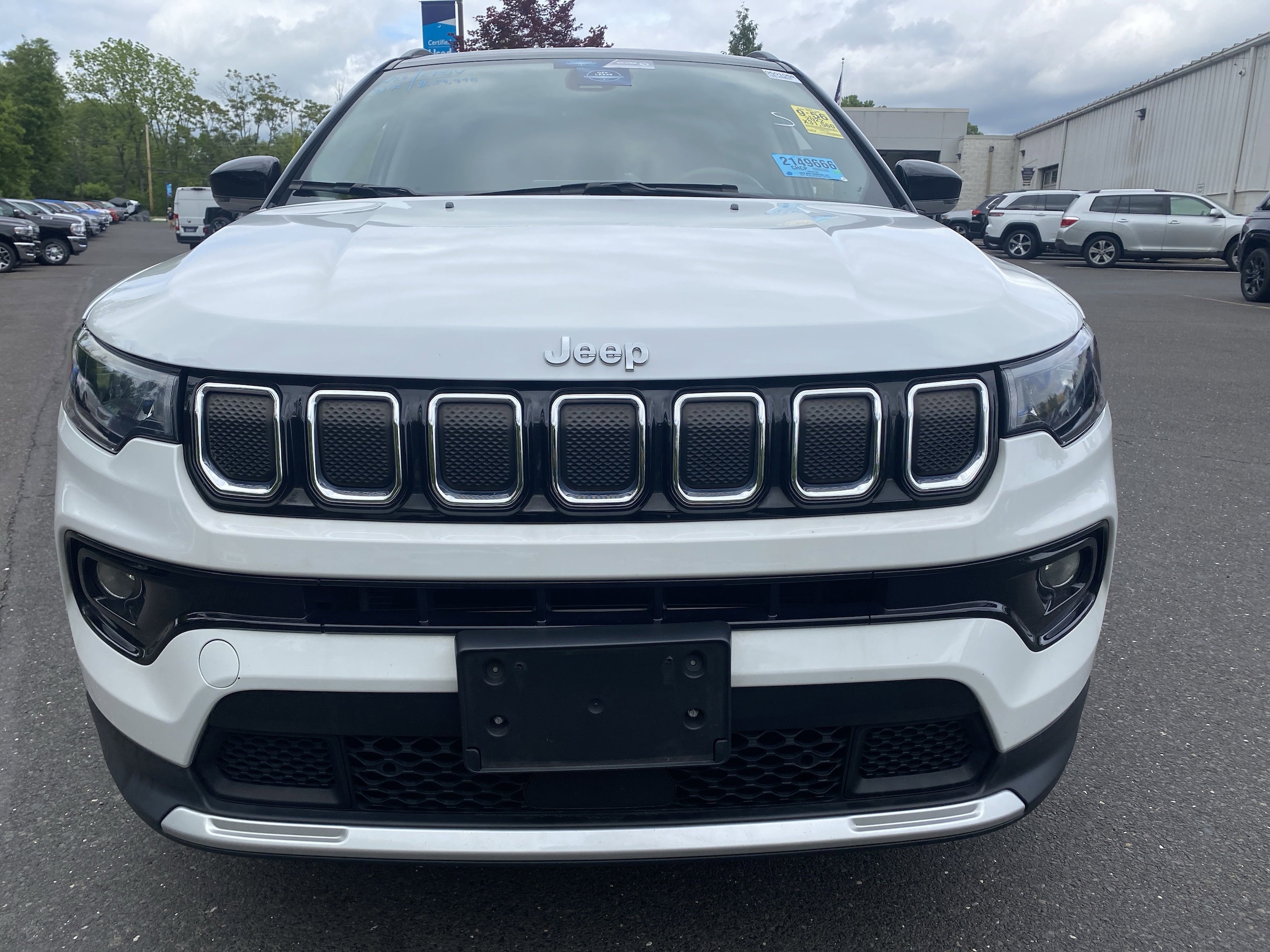 Certified 2022 Jeep Compass Limited with VIN 3C4NJDCB9NT184243 for sale in Doylestown, PA