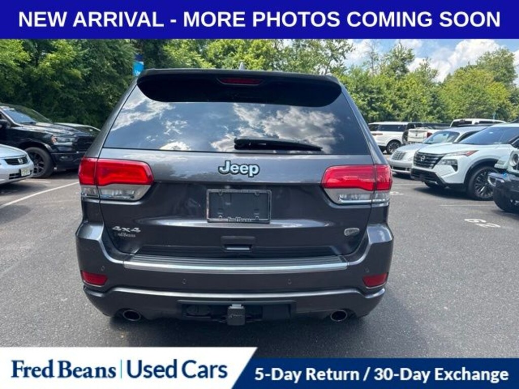 Used 2018 Jeep Grand Cherokee Overland SUV