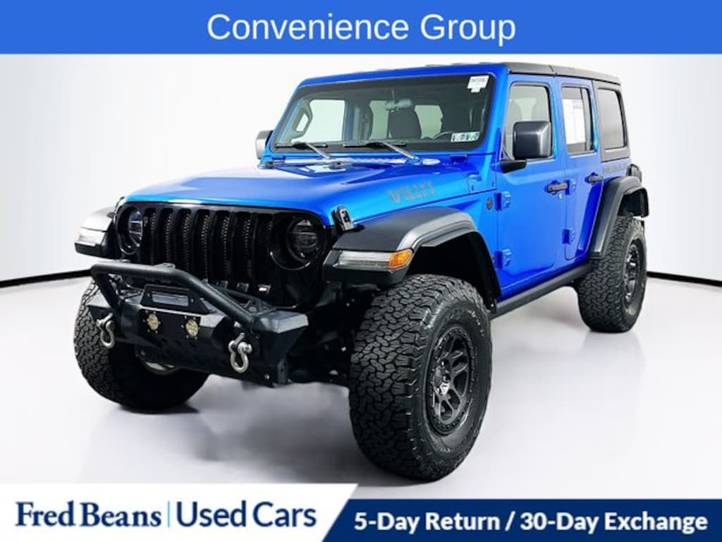 Certified 2022 Jeep Wrangler Unlimited Willys SUV