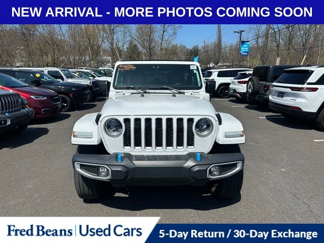 Used 2023 Jeep Wrangler 4xe Sahara 4XE with VIN 1C4JJXP63PW555309 for sale in Doylestown, PA