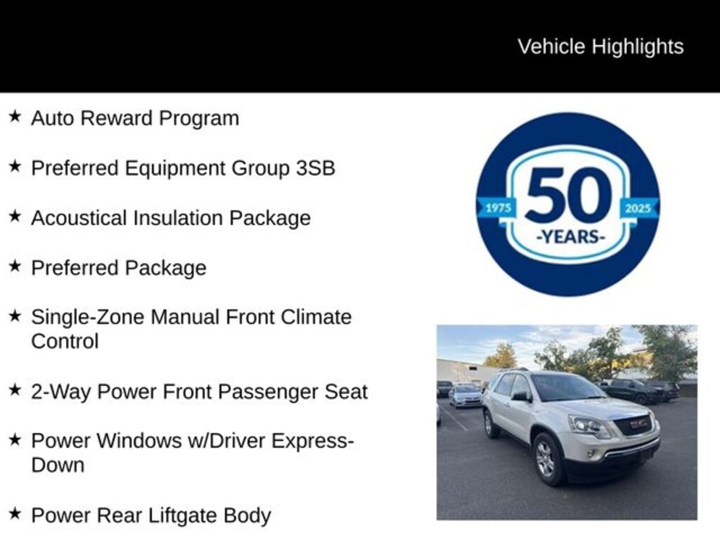 Used 2012 GMC Acadia SLE SUV