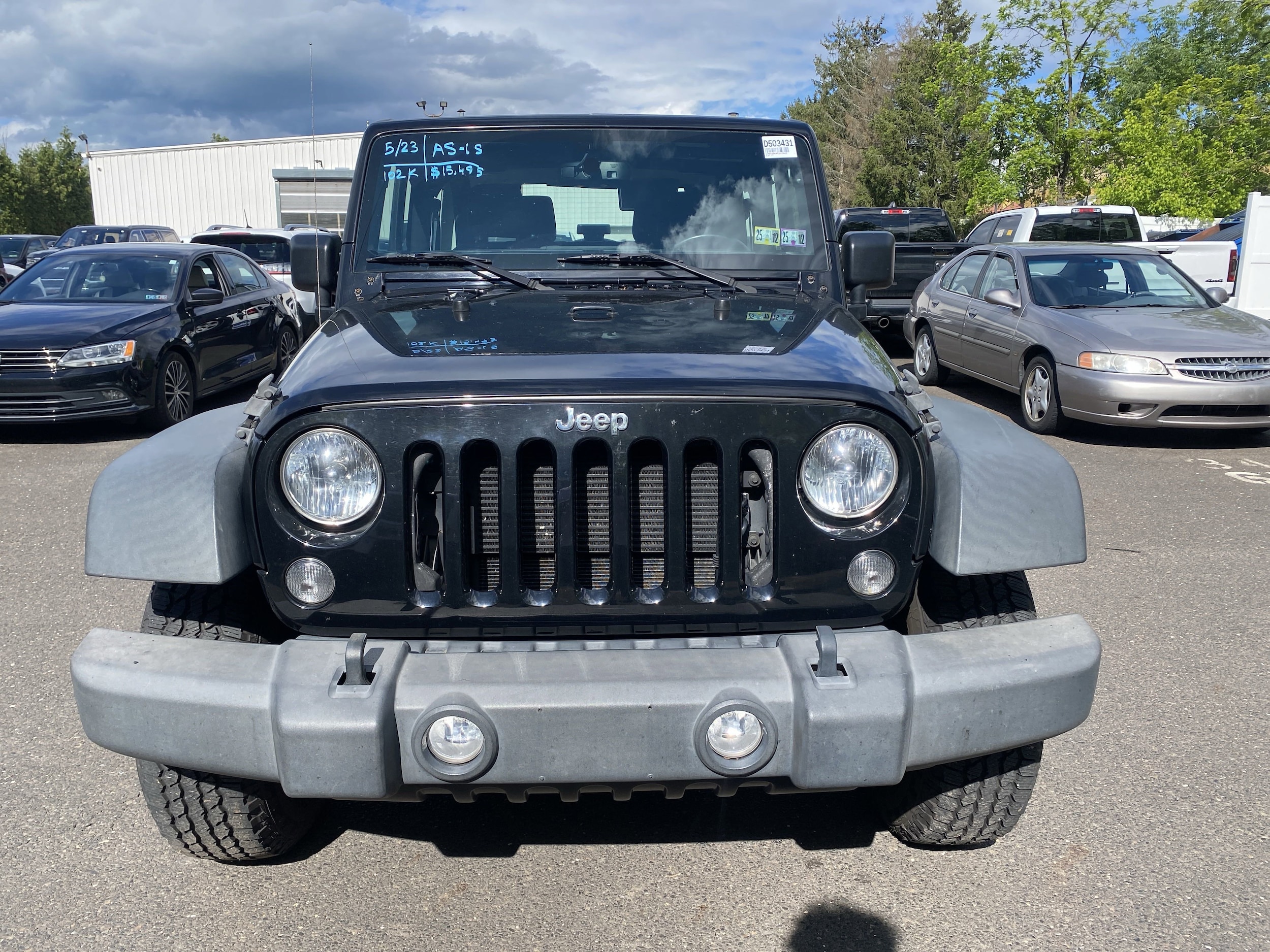 Used 2015 Jeep Wrangler Sport with VIN 1C4AJWAG4FL610443 for sale in Doylestown, PA