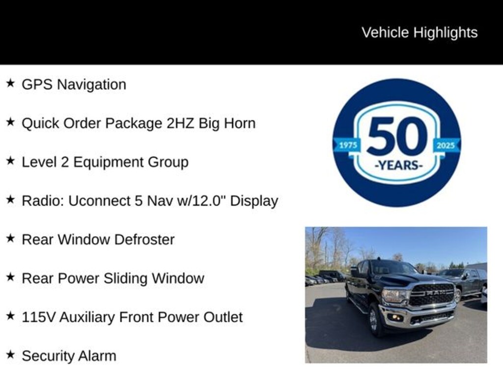 Certified 2024 Ram 2500 Big Horn Truck Crew Cab