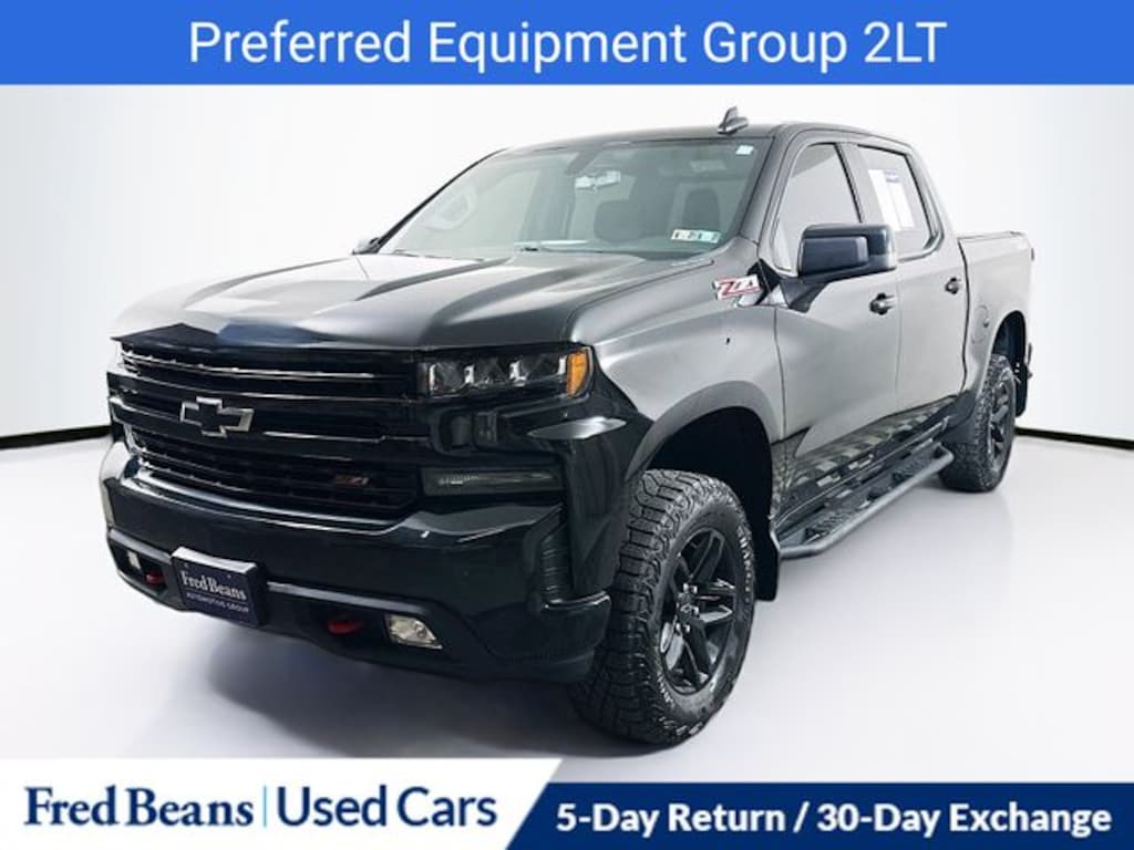 Used 2021 Chevrolet Silverado 1500 LT Trail Boss Truck Crew Cab