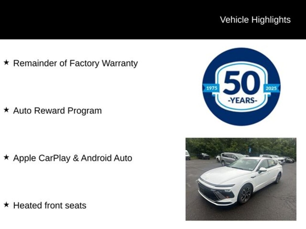 Used 2025 Hyundai Sonata SEL Sedan
