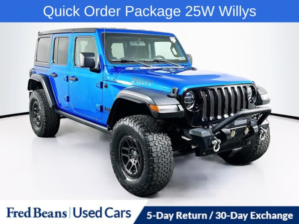 Certified 2022 Jeep Wrangler Unlimited Willys SUV