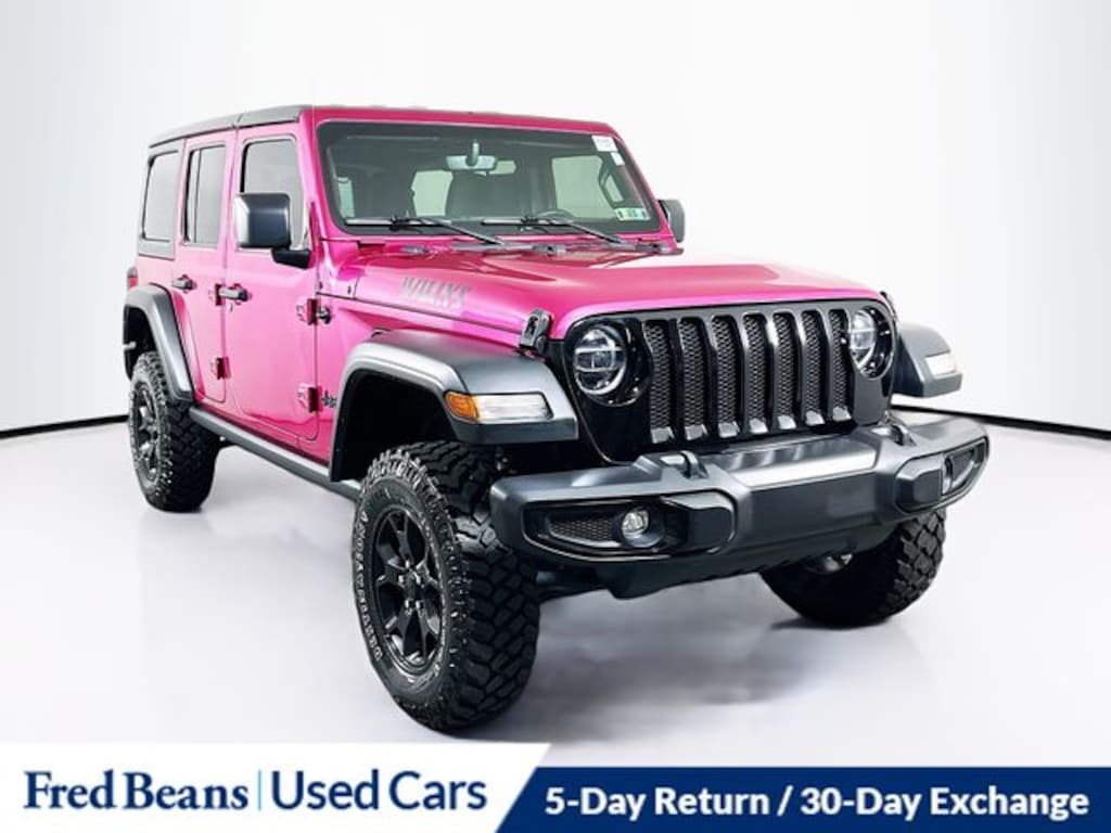 Used 2021 Jeep Wrangler Unlimited Willys SUV