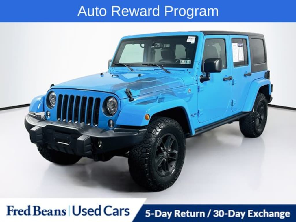 Used 2017 Jeep Wrangler JK Unlimited Unlimited Sahara SUV