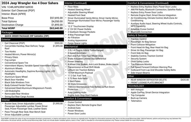 2024 Jeep Wrangler 4xe Sahara 4XE's photo