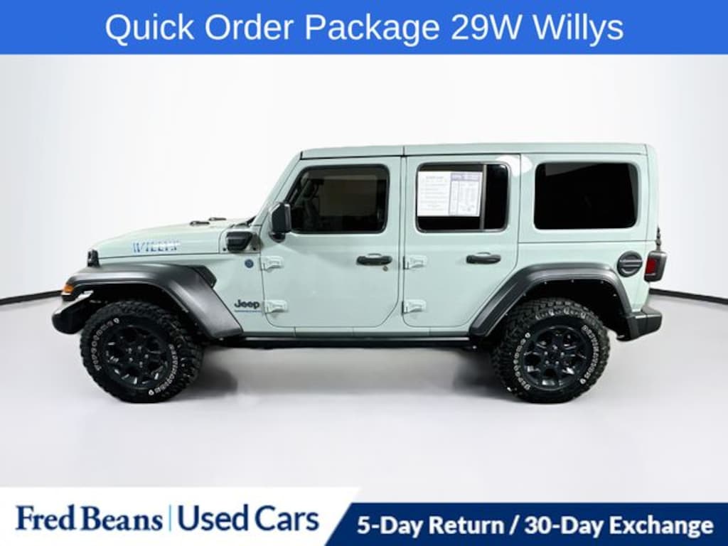 Certified 2023 Jeep Wrangler 4xe Willys 4xe SUV