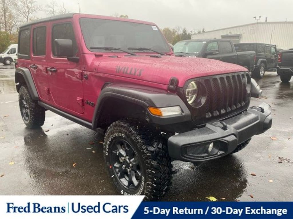 Certified 2021 Jeep Wrangler Unlimited Willys SUV