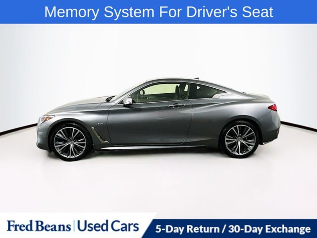 Used 2018 INFINITI Q60 3.0t Luxe Coupe