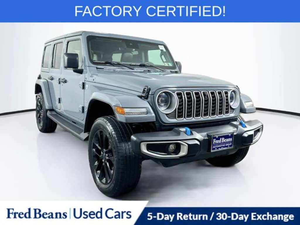 Certified 2024 Jeep Wrangler 4xe Sahara 4xe SUV