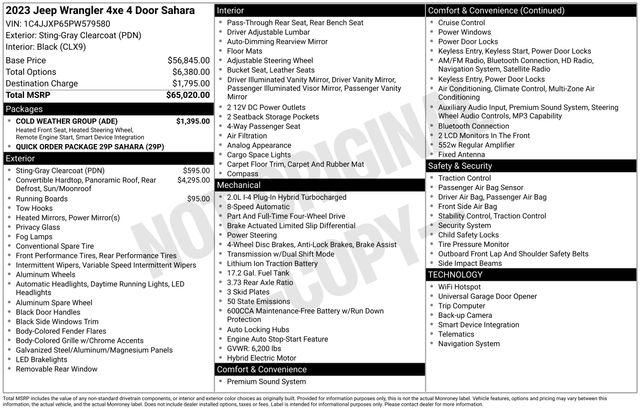2023 Jeep Wrangler 4xe Sahara 4XE's photo