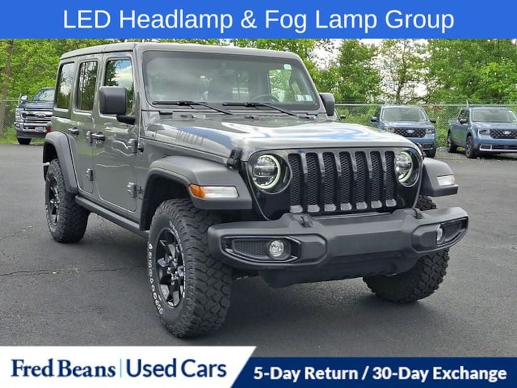 Used 2022 Jeep Wrangler Unlimited Willys SUV