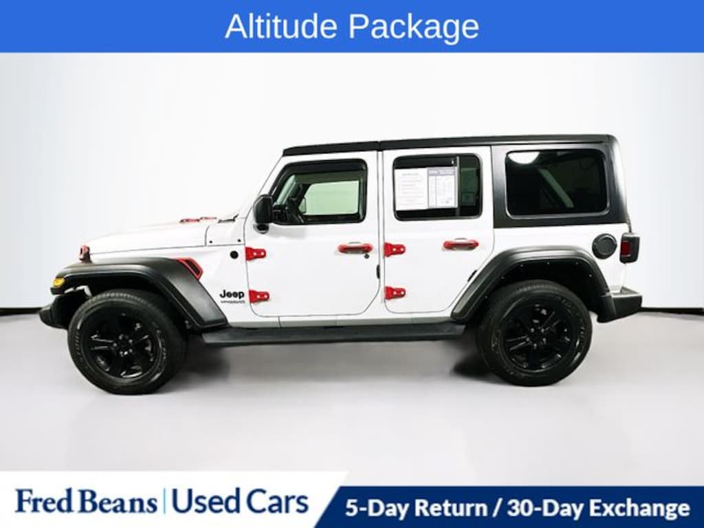 Certified 2022 Jeep Wrangler Unlimited Sport Altitude SUV