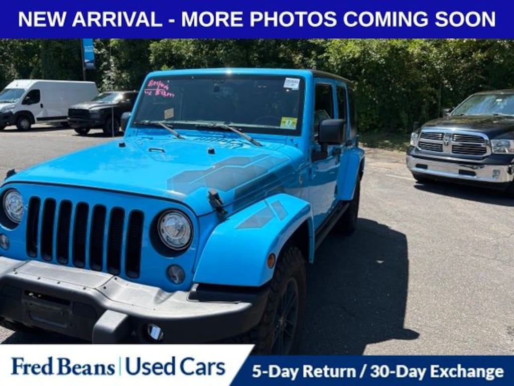 Used 2017 Jeep Wrangler JK Unlimited Unlimited Sahara SUV
