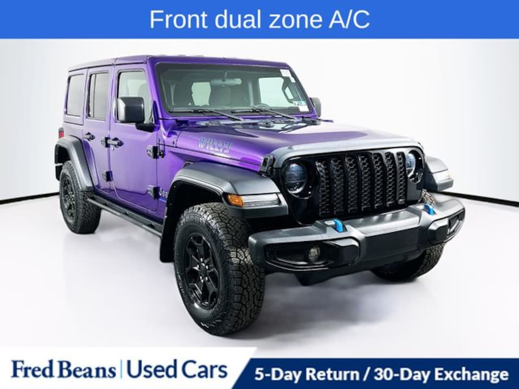 Used 2023 Jeep Wrangler Willys 4xe SUV