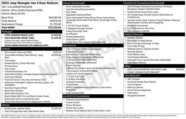 2023 Jeep Wrangler 4xe Rubicon 4XE's photo