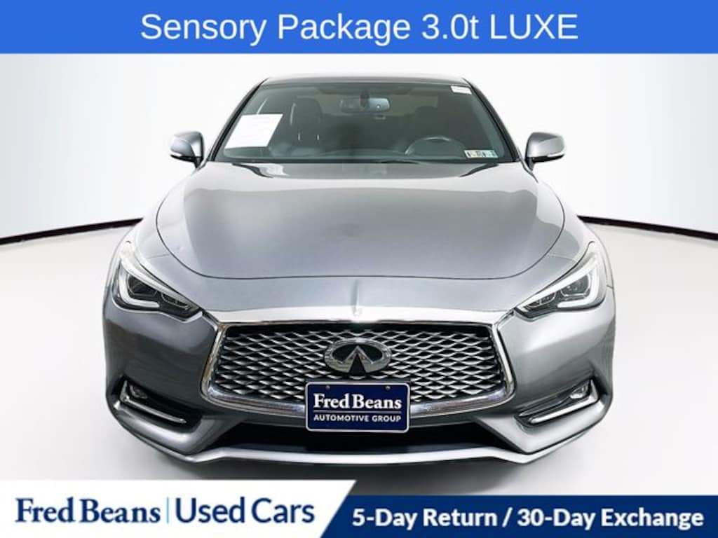 Used 2018 INFINITI Q60 3.0t Luxe Coupe