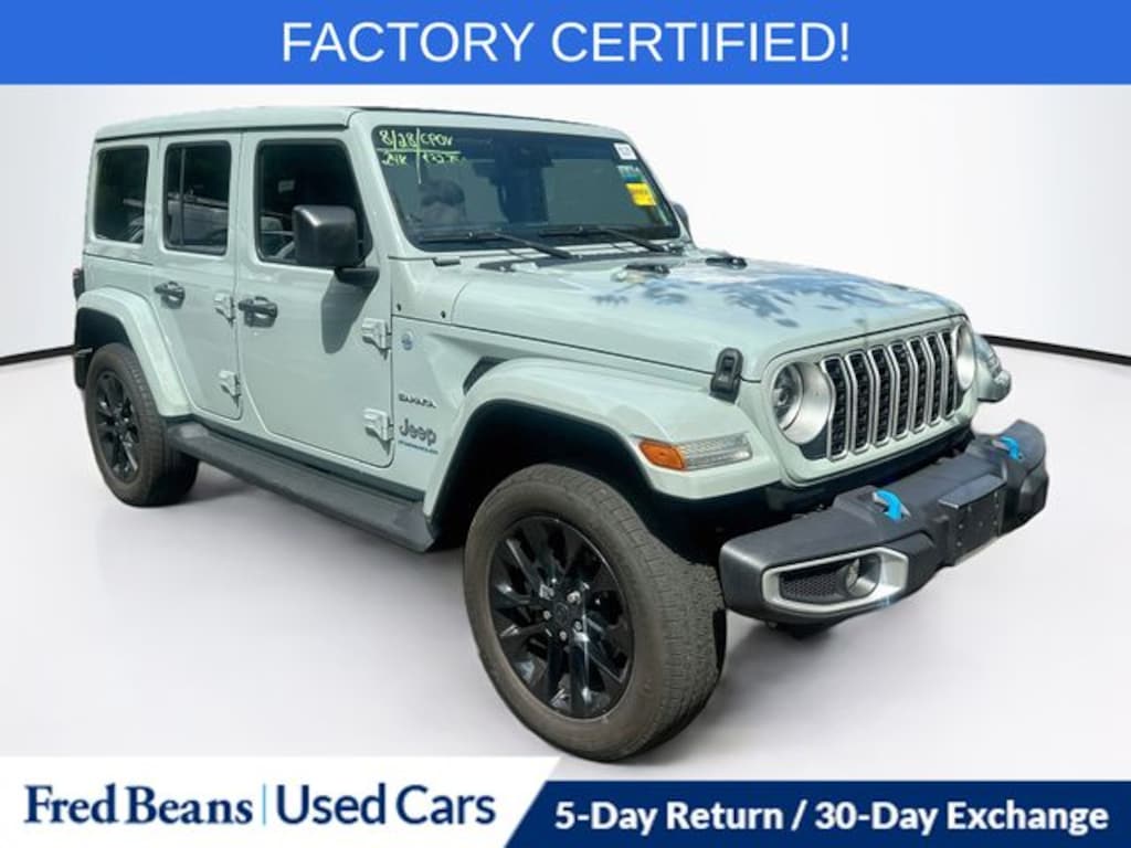 Certified 2024 Jeep Wrangler 4xe Sahara 4xe SUV