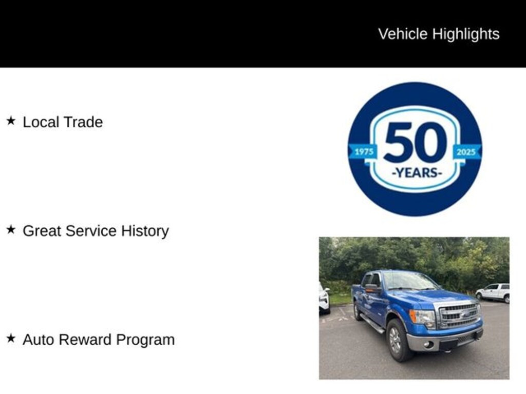 Used 2013 Ford F-150 XLT Truck SuperCrew Cab