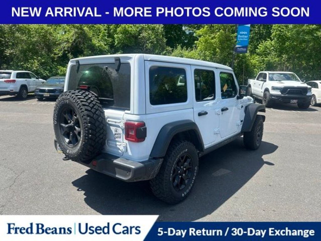 Used 2022 Jeep Wrangler Unlimited Willys SUV