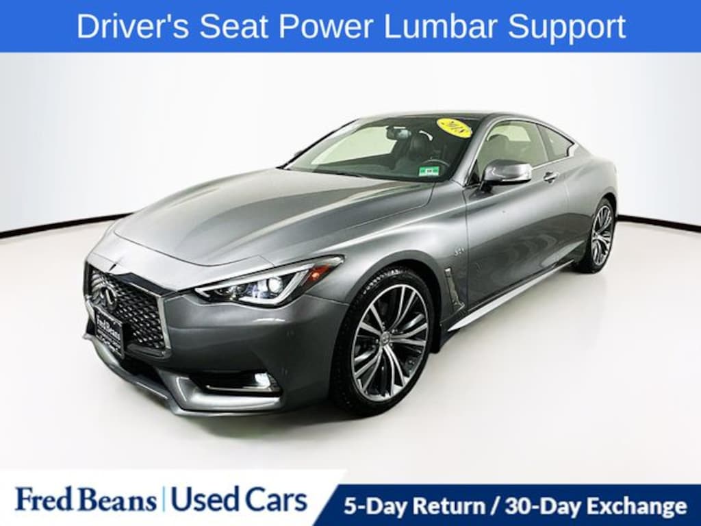 Used 2018 INFINITI Q60 3.0t Luxe Coupe