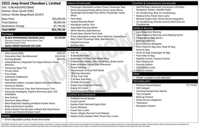 2023 Jeep Grand Cherokee L Limited 4x4's photo