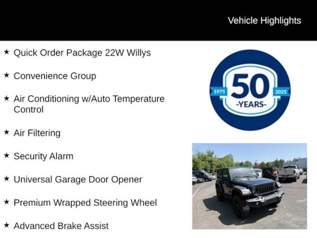 Used 2025 Jeep Wrangler Willys SUV