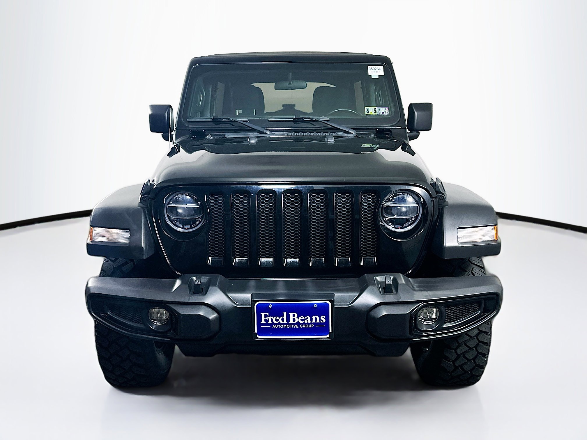 Certified 2022 Jeep Wrangler Unlimited Willys with VIN 1C4HJXDN7NW201140 for sale in Doylestown, PA