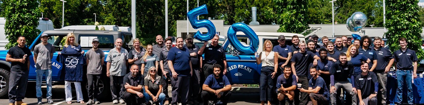 Follow the Beans Bronco - 50th Anniversary