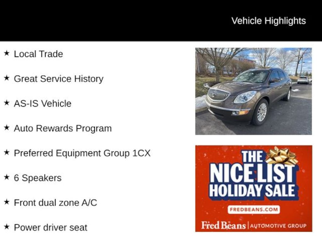 Used 2011 Buick Enclave CX SUV