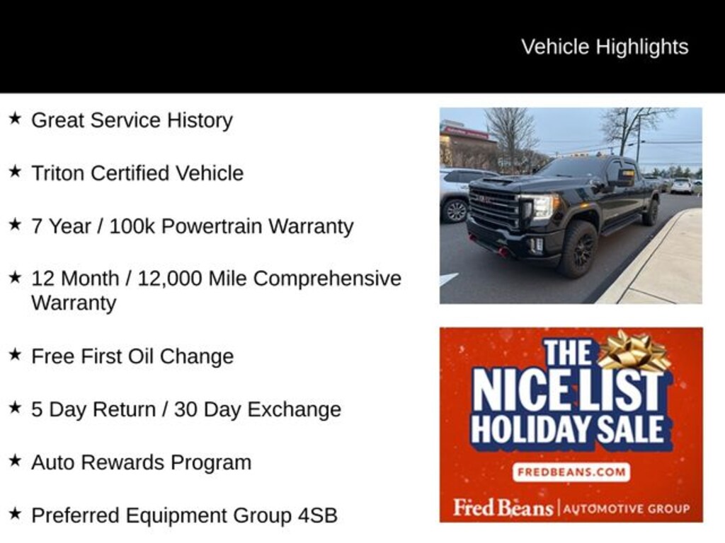 Used 2022 GMC Sierra 2500HD AT4 Truck Crew Cab