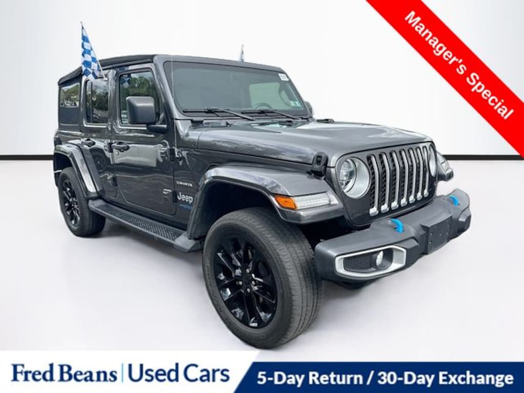 Used 2022 Jeep Wrangler Unlimited Sahara 4xe SUV
