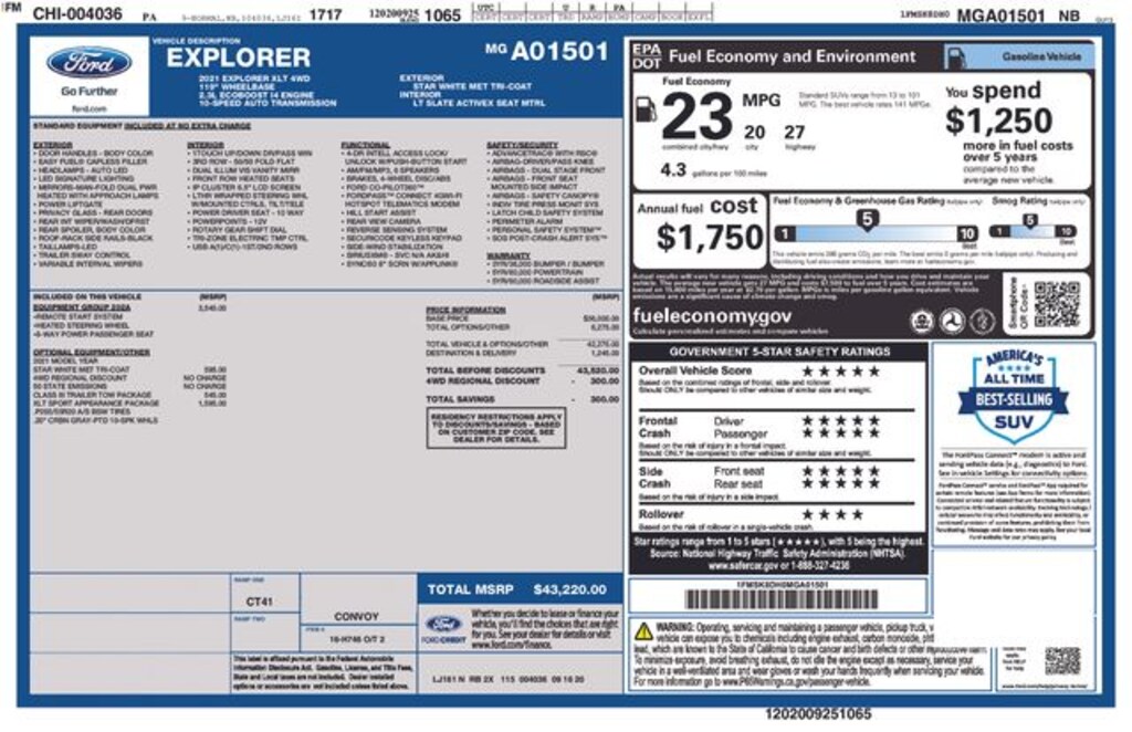Used 2021 Ford Explorer XLT SUV