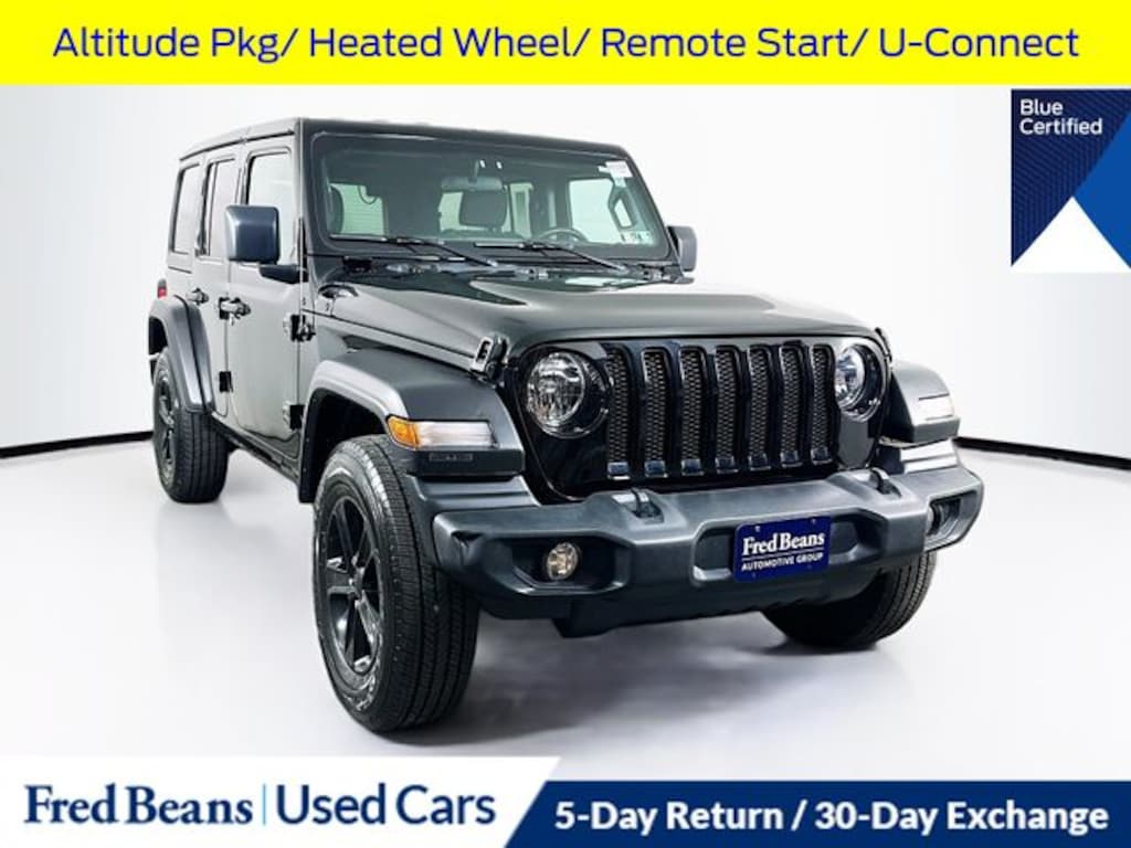 Used 2022 Jeep Wrangler Unlimited Sport Altitude SUV
