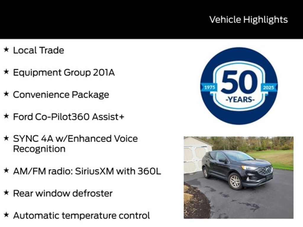 Certified 2021 Ford Edge SEL SUV