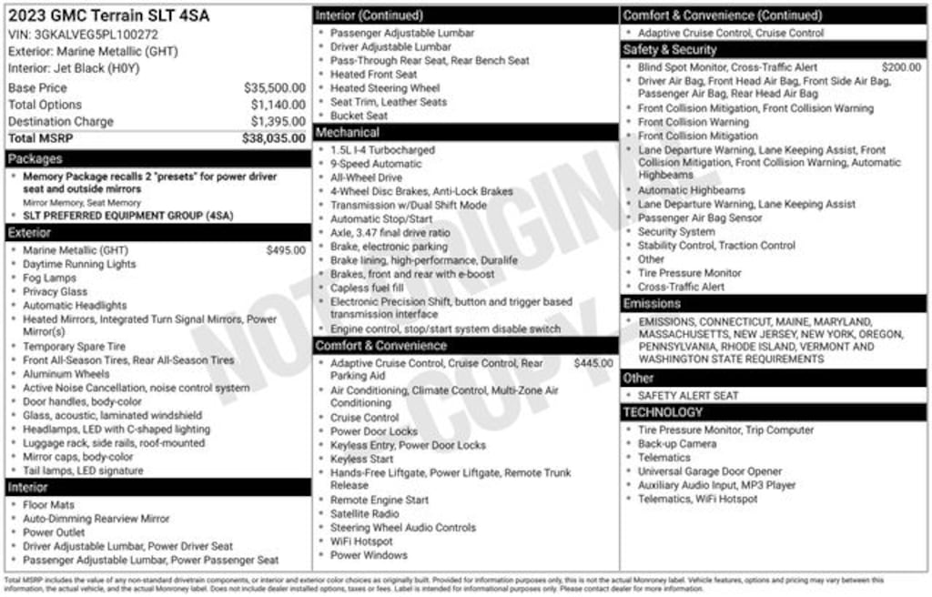 Used 2023 GMC Terrain SLT SUV