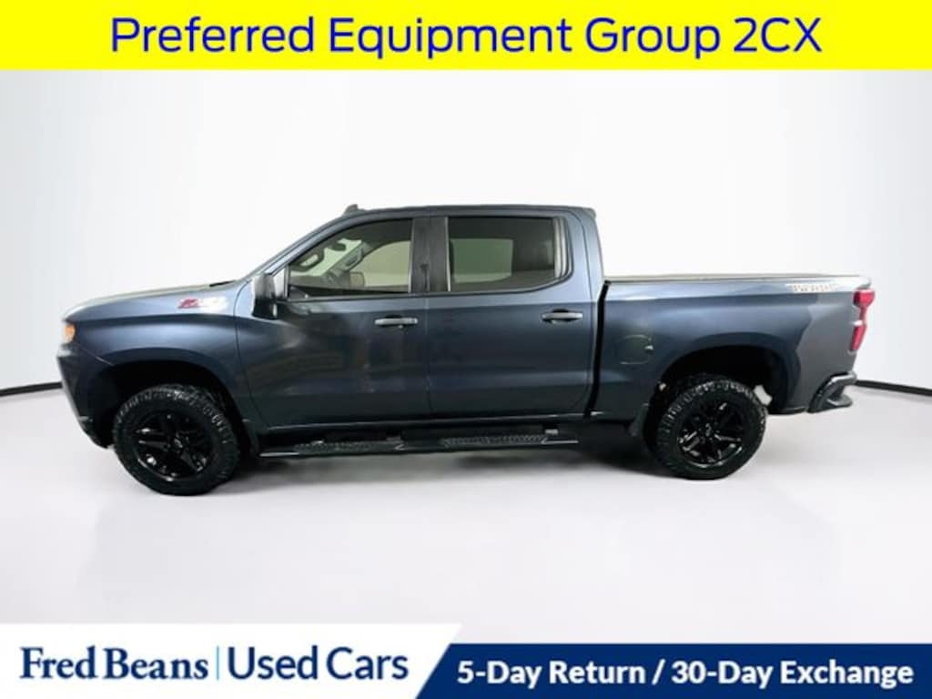 Used 2021 Chevrolet Silverado 1500 Custom Trail Boss Truck Crew Cab