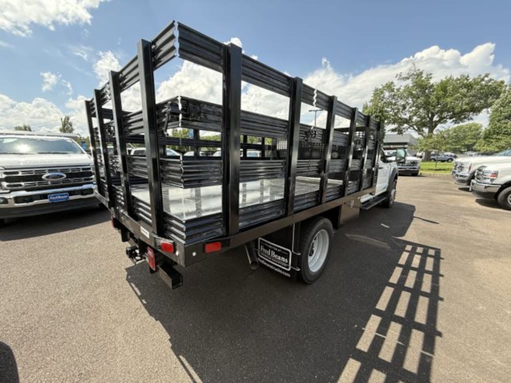 New 2025 Ford F-550 Chassis 12ft Reading Stake Body Truck Super Cab