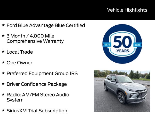 Used 2025 Chevrolet Trailblazer RS SUV
