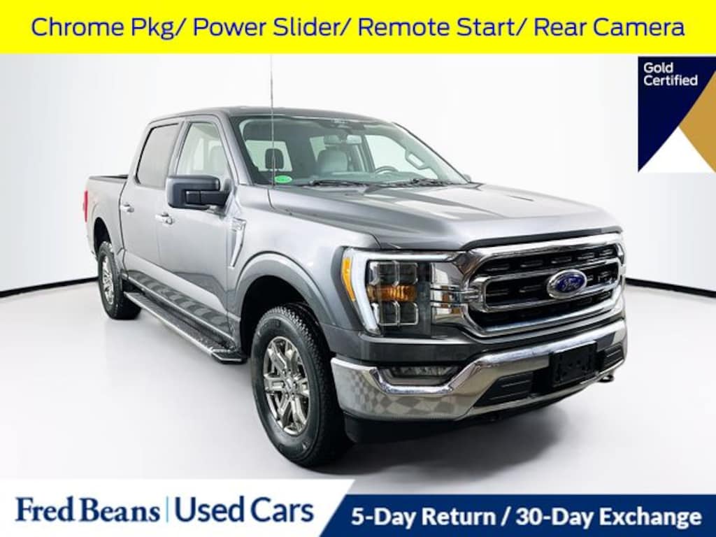Certified 2022 Ford F-150 XLT Truck SuperCrew Cab